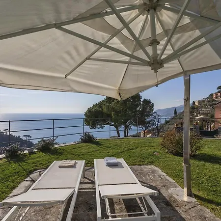 Villa L'ulivo Sull'orizzonte Con Piscina By Wonderful Italy Camogli